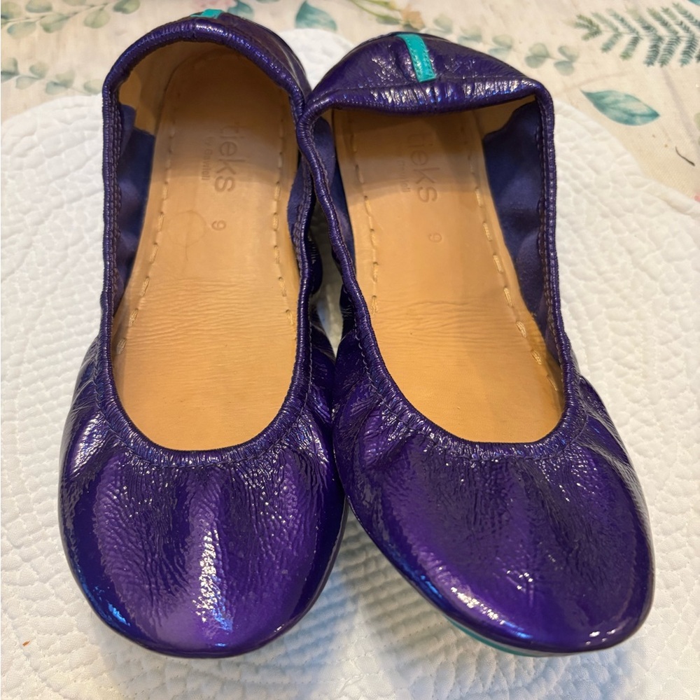 Tieks Purple Diamond Ballet Flats  size 9